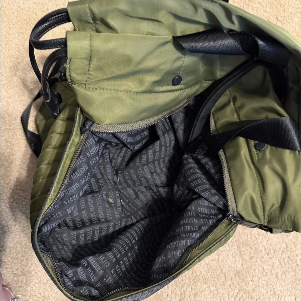 Steve Madden Olive Quilted Bag